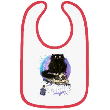 Discover Black cat Magic Witchy Tarot cards Beware potion Bibs