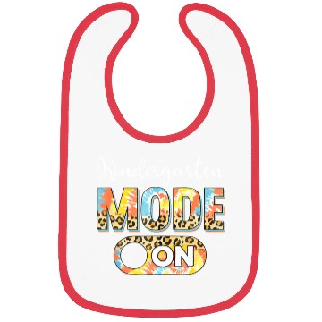 Discover Tie Dye Back To School Kindergarten Mode On Leopar Bibs