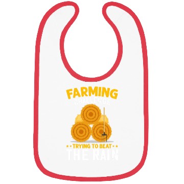 Discover Farming Challenge To Beat Rain Funny Farmer Farm Bibs