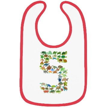 Discover 5th Birthday Sea Turtle Tortoise Theme 5 Year Old Bibs