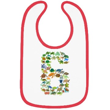 Discover 6th Birthday Sea Turtle Tortoise Theme 6 Year Old Bibs