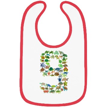 Discover 9th Birthday Sea Turtle Tortoise Theme 9 Year Old Bibs