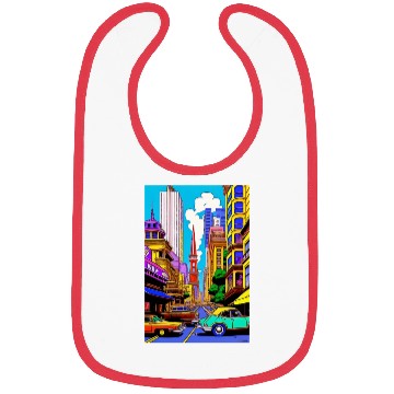 Discover "Maximalist Chaos: chaotic stunning San Francisco Bibs