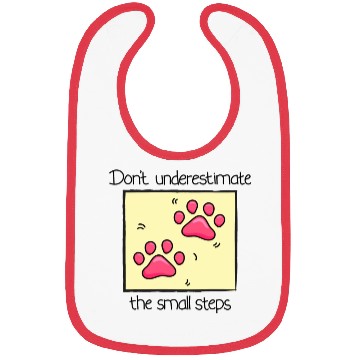 Discover Dont Underestimate the Small Steps Cat Lover Bibs