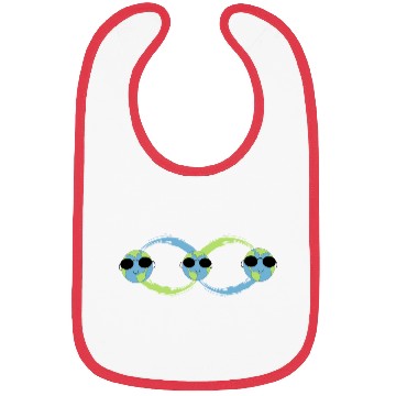 Discover Infinity funny earth Bibs