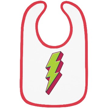 Discover Green Lightning Bolt Bibs
