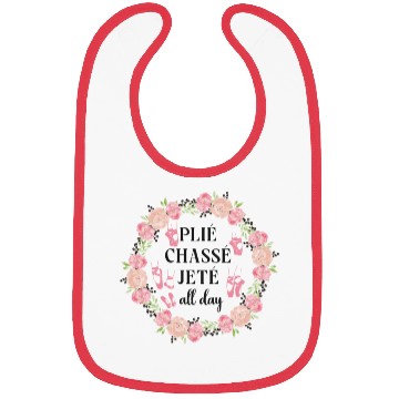 Discover Ballet Dancer Dance Girl Ballerina Bibs