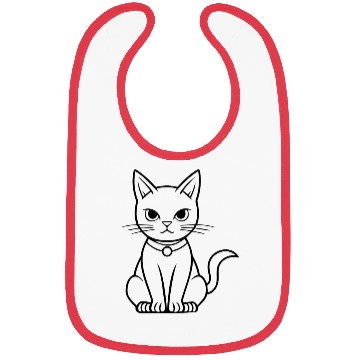 Discover Cat Kitten Feline Meow Bibs