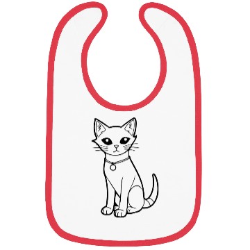 Discover Cat Kitten Feline Meow Bibs
