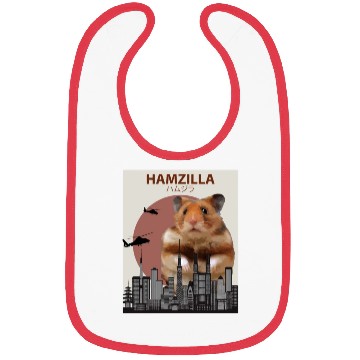 Discover Hamzilla Giant Hamster Monster Bibs