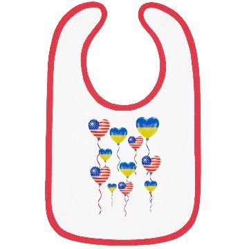 Discover US Solidarity and a heart for Ukraine Bibs