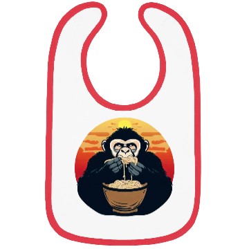Discover gorilla noodles sunset Bibs