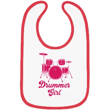 Discover Drummer Girl | Drums Drummer Gift Bibs