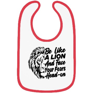 Discover Be like a lion - Motivational gift idea Bibs