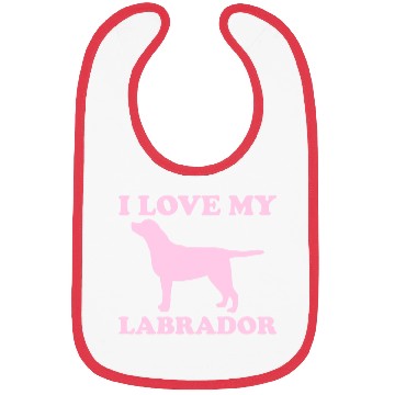 Discover I Love My Labrador 1 Bibs
