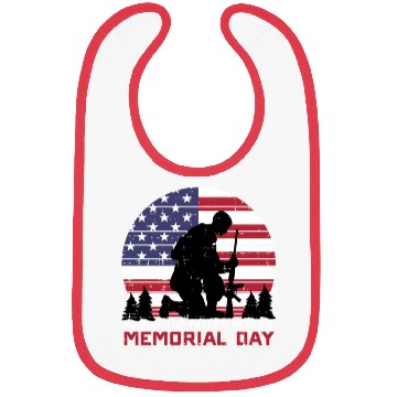 Discover Honor The Fallen Heroes Memorial Day Us Flag Bibs