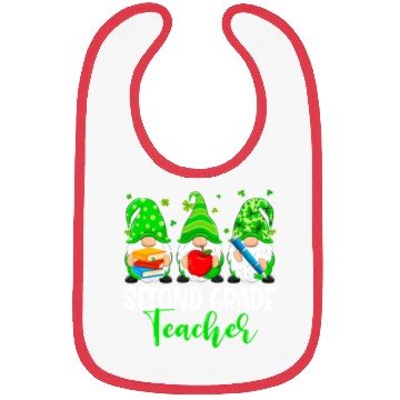 Discover Gnomes 2Nd Grade Teacher Squad St Patricks Day Sch Bibs