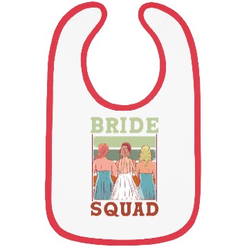 Discover Bride Squad Bachelorette Party Wedding Cute Bibs