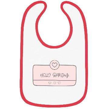 Discover Hello spring Bibs