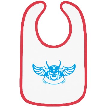 Discover angry bird skull Bibs