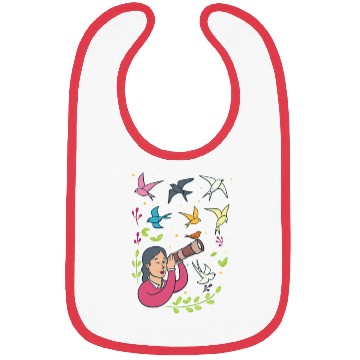 Discover Bird Birdwatching Birdwatcher Bibs