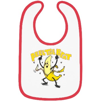 Discover Peel The Beat Dancing Banana Bibs