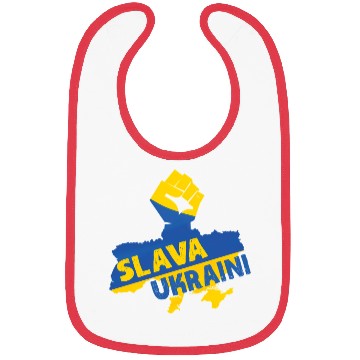 Discover Slava Ukraini Ukraine Support Ukraine Flag Pride Bibs