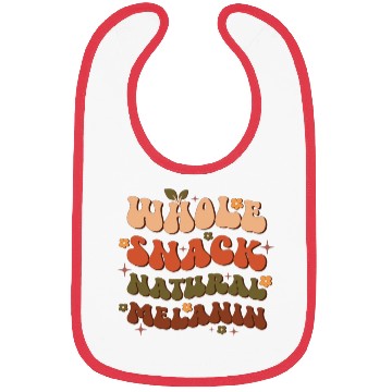 Discover Whole Snack Natural Melanin, Independence Day Bibs