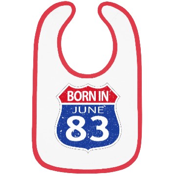 Discover Born in June 1983 Bibs