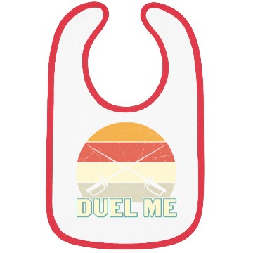 Discover Duel Me Fencing Swords Sports Fencer Swords Bibs