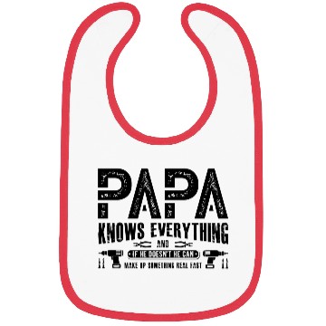 Discover Papa Knows Everything Father'S Day Bibs