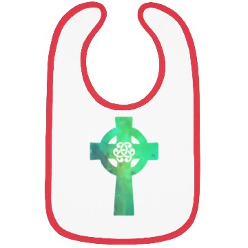 Discover Irish Celtic Cross Knot St Patrick'S Day Christian Bibs