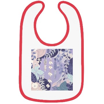 Discover Wisteria Pattern, Japanese Kimono Fabric Pattern Bibs