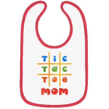 Discover Tic Tac Toe Mom Bibs