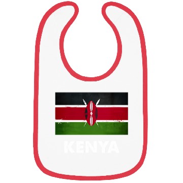 Discover Kenya Flag Kenyan Bibs
