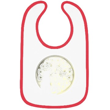Discover Celtic Knot Cat And The Moon Bibs