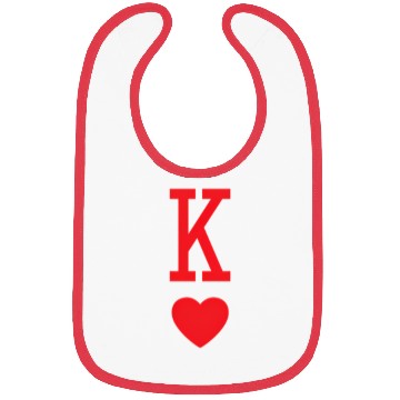 Discover King Of Hearts Saint Valentine'S Day Bibs
