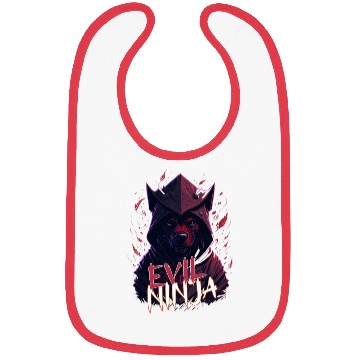 Discover Powerful Boston Terrier Dog Ninja Bibs