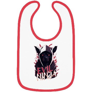 Discover Powerful Boston Terrier Dog Ninja Bibs