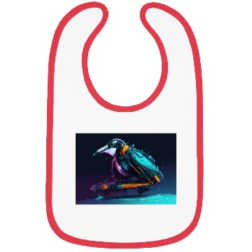 Discover Cyber Penguin Bibs
