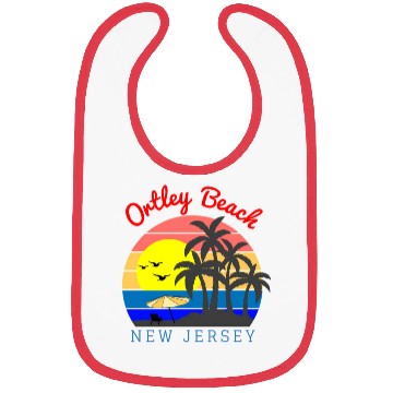 Discover Ortley Beach New Jersey Beach Sunset Bibs