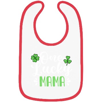 Discover One Lucky Mama St Patrick'S Day Mother Shamrock Mo Bibs
