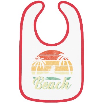 Discover Palm Trees Beach Bibs