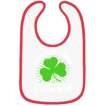 Discover Wrestling Mom St Patrick'S Day Lucky Irish Mama Bibs