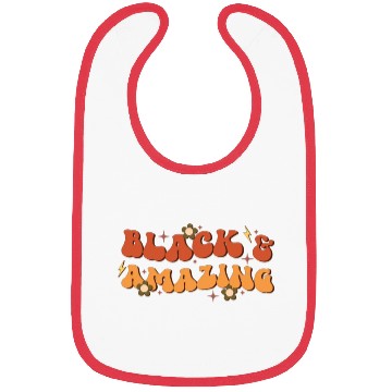 Discover Black And Amazing, Independence Day Bibs