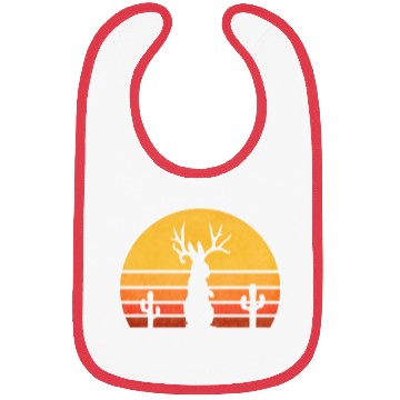Discover Eighties Jackalope Cryptid Rabbit Bibs