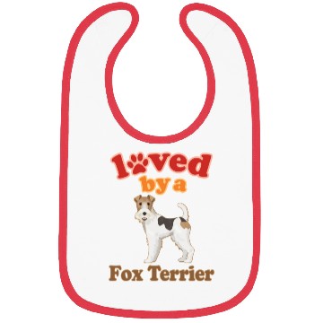 Discover Fox Terrier Dog Lover Bibs