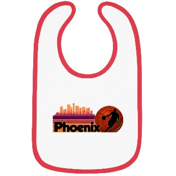 Discover Phoenix Az Cityscape Basketball Fans Bibs
