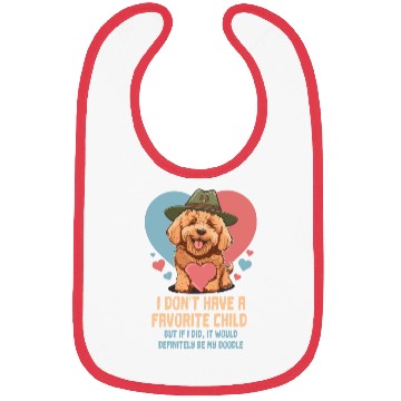 Discover I Don't Have A Favorite Child Goldendoodle Dad Bibs