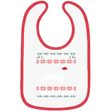 Discover Dachshund Through The Snow Ugly Bibs